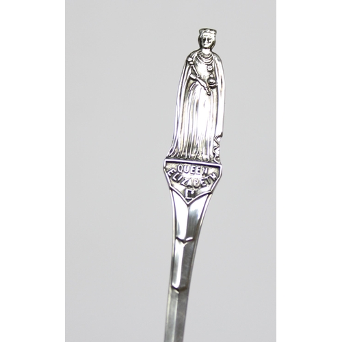 1058 - A solid silver Queen Elizabeth II silver letter opener, Sheffield 1977 by Cooper Brothers & Sons Ltd... 