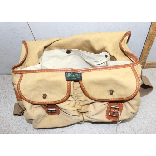 Barbour Liddesdale canvas & leather fly fishing shoulder bag