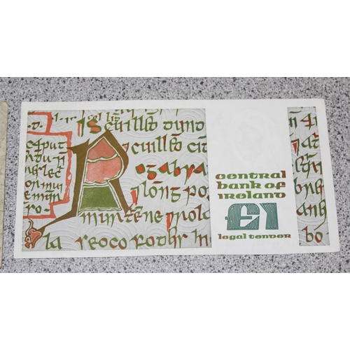 1214 - 5 vintage Irish banknotes to inc a rare 1935 Hibernian Bank Ploughman note