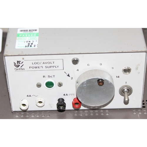 660 - Hameg HM203-6 Oscilloscope, Griffin lockavolt power supply, Griffin control transformer & Charles Pe... 