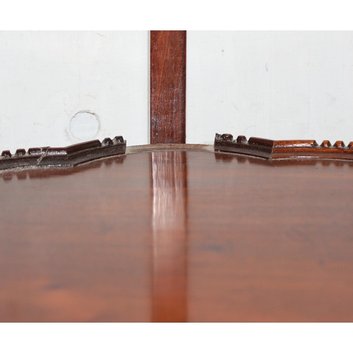 119 - Early 20th century folding cake stand, approx 94cm