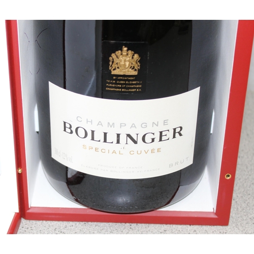 1613 - Large boxed Jeroboam Bollinger display champagne bottle