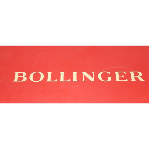 1613 - Large boxed Jeroboam Bollinger display champagne bottle