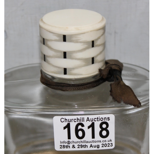 1618 - Large vintage eau de cologne fraiche de Christian Dior cologne bottle (empty - 32 fl oz)