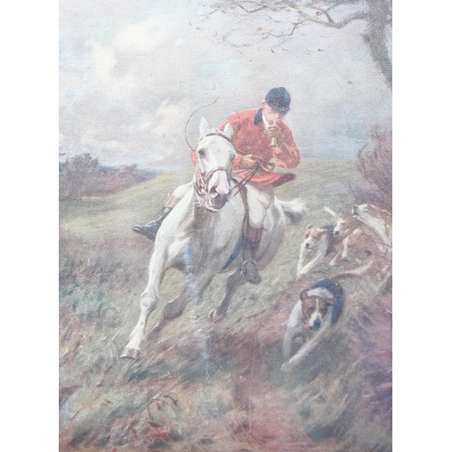 490 - 6 signed and framed prints, 5 by Cecil Alden of hunting scenes and 1 by C E Stewart