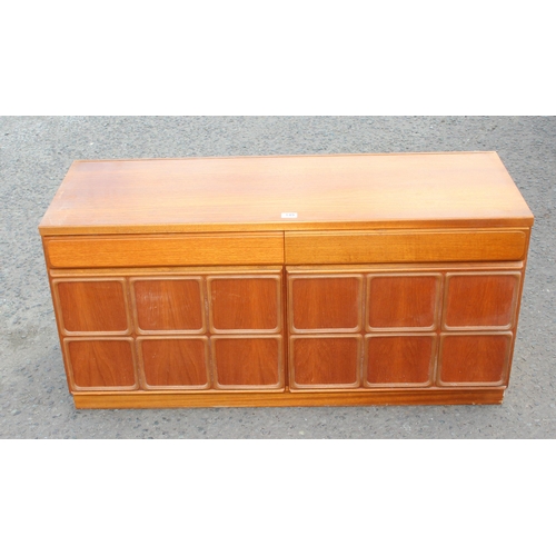 149 - A retro McIntosh sideboard or display cabinet, approx 120cm wide x 43cm deep x 193cm tall