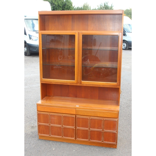 149 - A retro McIntosh sideboard or display cabinet, approx 120cm wide x 43cm deep x 193cm tall