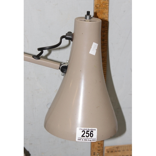 256 - Anglepoise lamp in fawn/mushroom colour