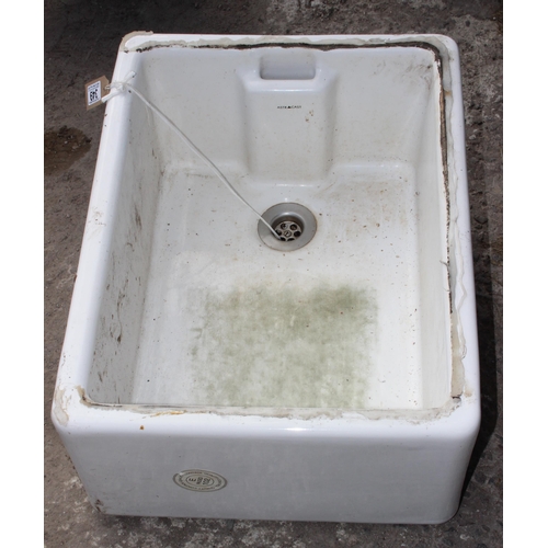 349 - Belfast sink, approx 59cm wide