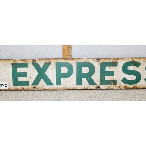 499C - A rare vintage enamel sign, Daily Express 