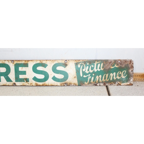 499C - A rare vintage enamel sign, Daily Express 