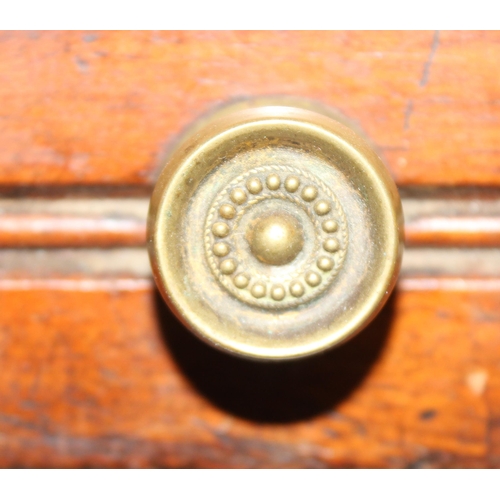 294 - A Victorian brass mounted mahogany coal box