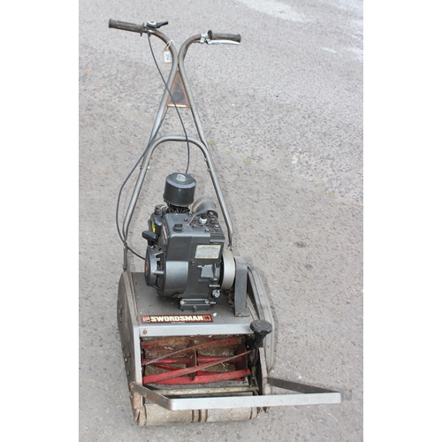 354 - Swordsman 14 petrol lawn mower, no grass box