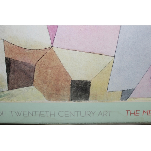 406A - Vintage Metropolitan Museum of Art poster, Paul Klee 