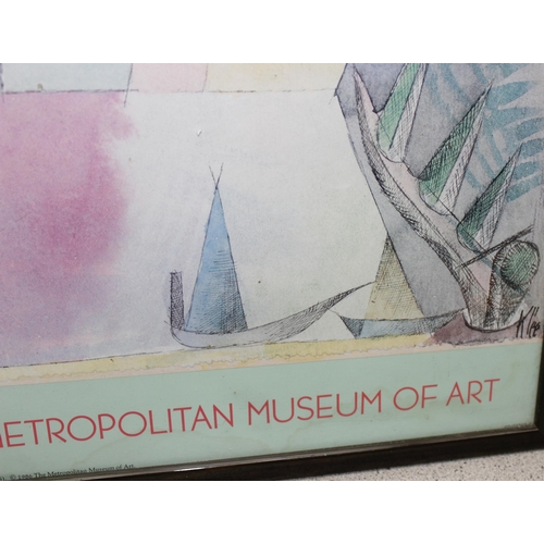 406A - Vintage Metropolitan Museum of Art poster, Paul Klee 