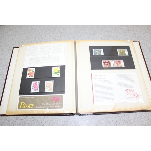 571A - An album of pre-decimal and 1970's presentation pack stamps, all unused