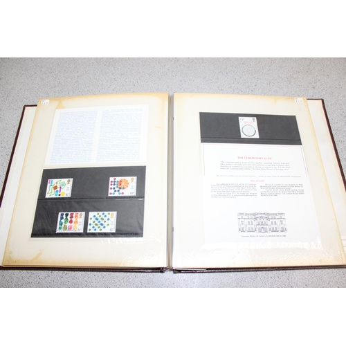 571A - An album of pre-decimal and 1970's presentation pack stamps, all unused