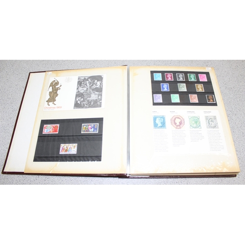 571A - An album of pre-decimal and 1970's presentation pack stamps, all unused