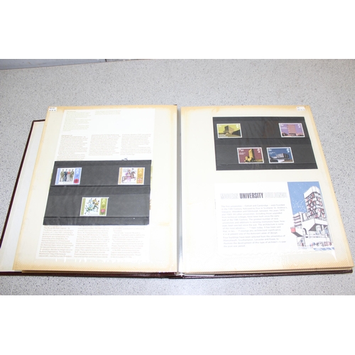 571A - An album of pre-decimal and 1970's presentation pack stamps, all unused