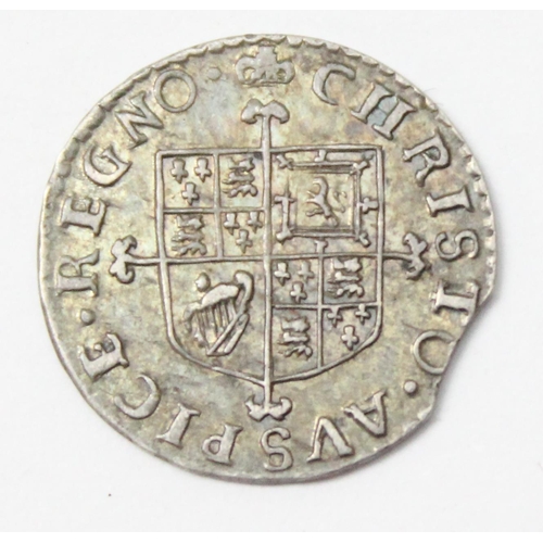 1201 - Charles II undated silver 1d and 2d maundy coins, 1660-1685 issue, laureate and draped bust left, bo... 