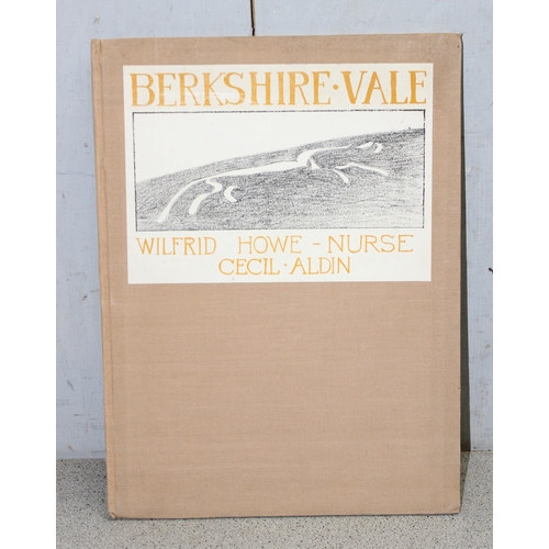 553A - 4 x books: Book of Poems entitled Berkshire Vale by Wilfrid Howe-Nurse and illustrated by Cecil Aldi... 