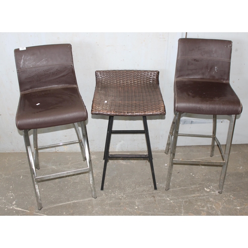 148 - 3 assorted stools