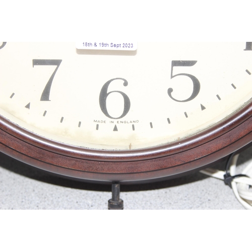 1326 - Vintage Smith electric Bakelite clock with early electrical movement, diameter approx. 35cm