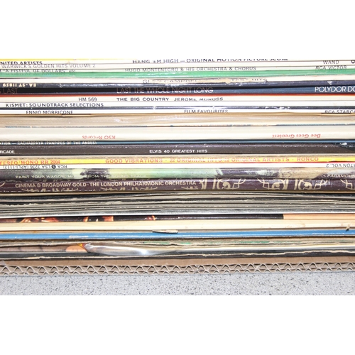 620 - Qty of LP vinyl records to include Elvis Presley and Glen Campbell