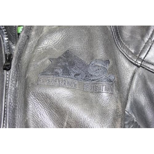 718 - Ladies R.S Performance Protection leather jacket, UK size 46