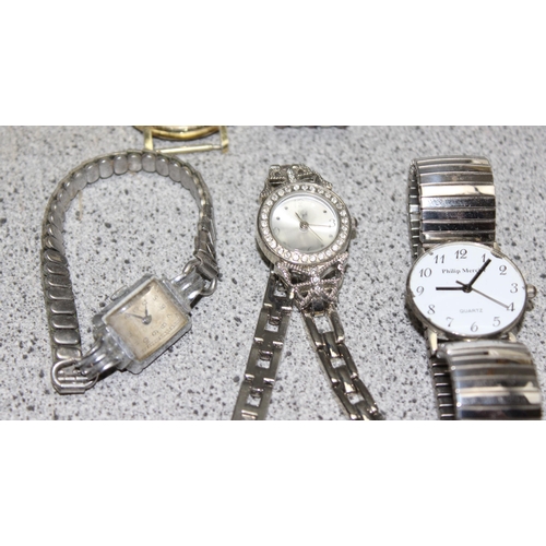 1305 - Qty of watches to incl Timex, Rotary and a Smiths pocket watch