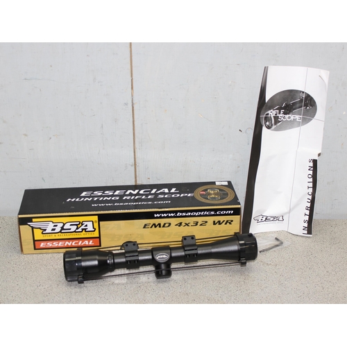 1402 - Boxed BSA 4x32 WR scope in box