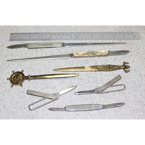 1403 - 7 various knives to include examples by W.W Hill Son & Wallace LTD