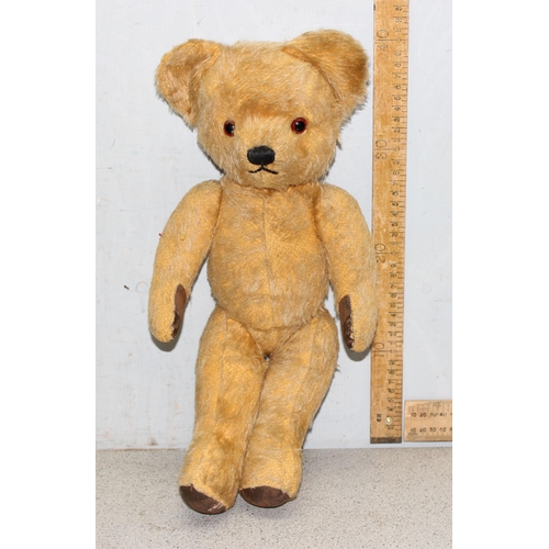 1502 - Vintage teddy bear, approx 45cm tall