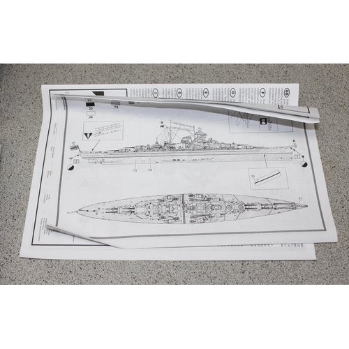 1510 - Bismarck airfix model in box, unchecked for completeness