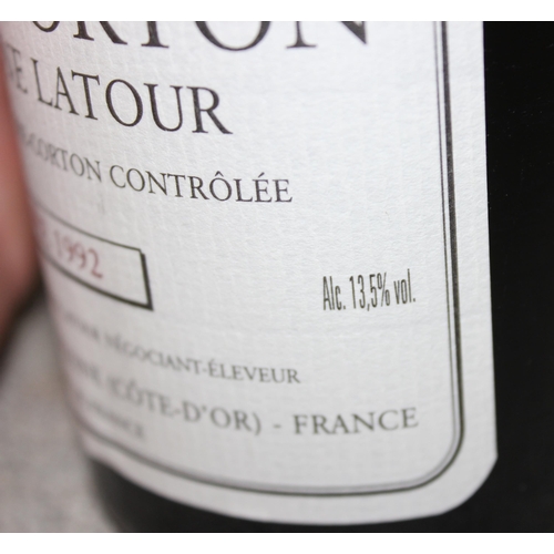 1605 - 6 bottles of Domaine Louis Latour Aloxe-Corton 1992 vintage wine