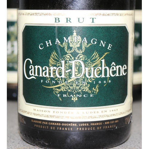 1606 - 6 bottles of Canard-Duchene Champagne brut wine