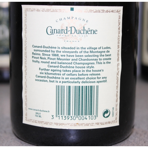 1606 - 6 bottles of Canard-Duchene Champagne brut wine