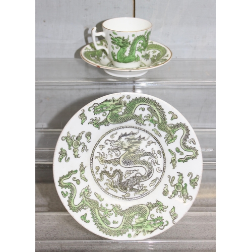 1611 - 3 pieces of oriental style china to include Coalport