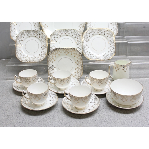 1709 - Box of miscellaneous china to include part tea sets including midwinter and wade