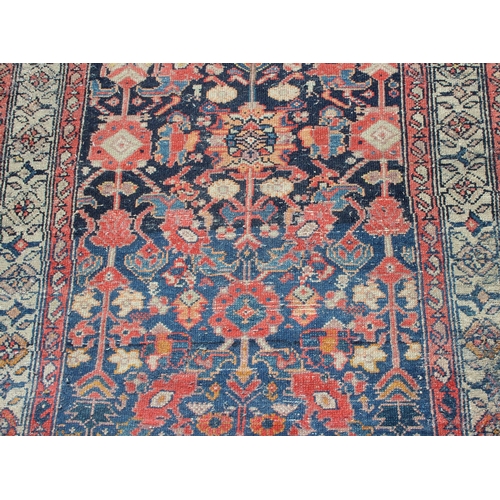 208 - 3 vintage rugs, the runner approx 295cm x 107cm