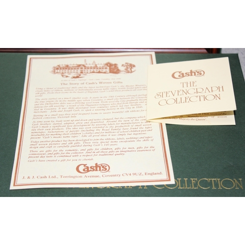 424 - A set of 10 Cash's Stevengraph Collection, each one boxed with paperwork, to include First Over, Fir... 