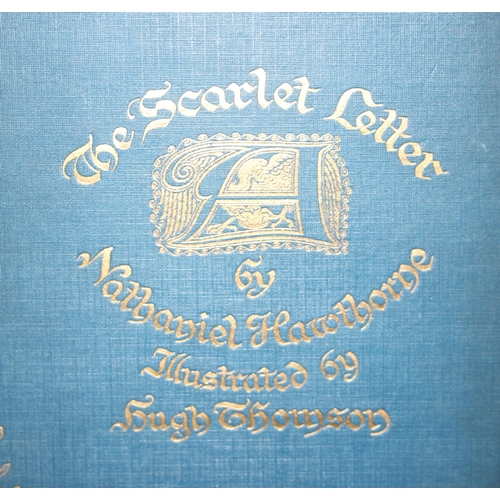 553 - The Scarlet Letter by Nathaniel Hawthorne, Illustrated by Hugh Thompson. Printed by Morison and Gibb... 