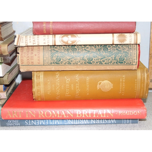 564 - Large collection of books on Antiques