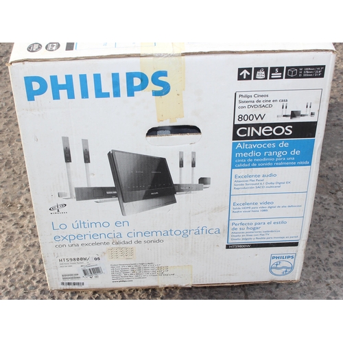 761 - A boxed Phillips surround sound system