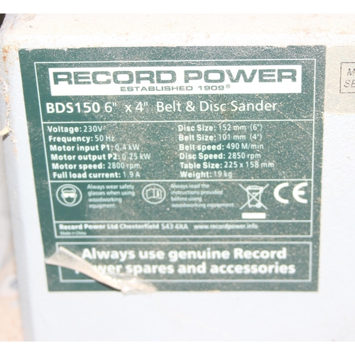 833 - Record power BDS150 6