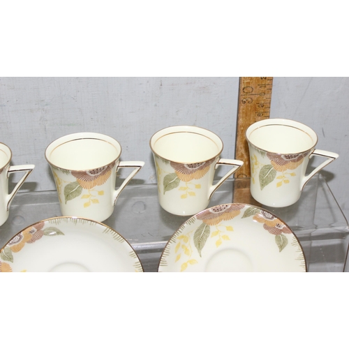 1629 - Royal Doulton coffee set in the Nerissa pattern