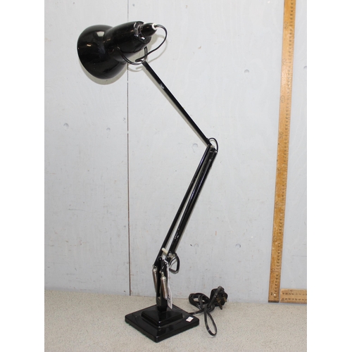 247 - Vintage Herbert Terry 2-step Anglepoise lamp in black, model 1227