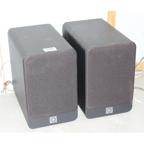 759 - Pair of Q Acoustics speakers model 2020i