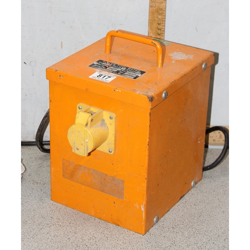 817 - 240v - 110v transformer type PPT/2000/S2