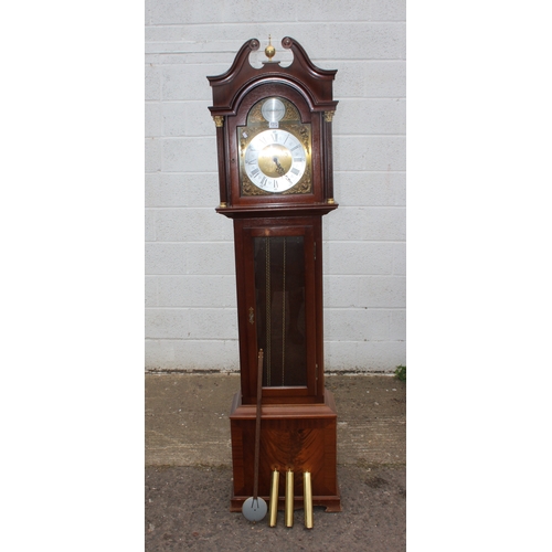 1319 - Richard Broad of Bodmin, a modern Tempus Fugit long case clock with weights and pendulum